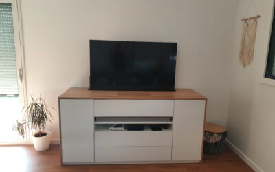 Création d’un meuble TV sur mesure à Saint-Brévin-les-Pins