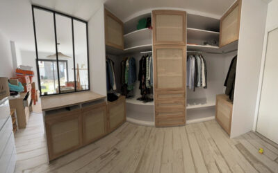 Agencement sur mesure d’un dressing et d’un cellier à Thouaré sur Loire